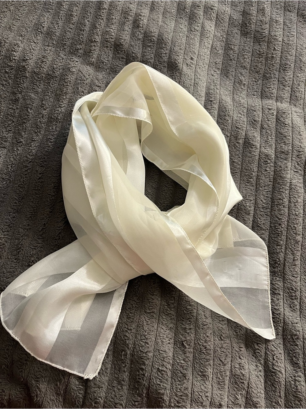 Sheer Stripe Scarf
